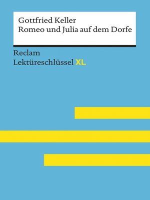 cover image of Romeo und Julia auf dem Dorfe von Gottfried Keller